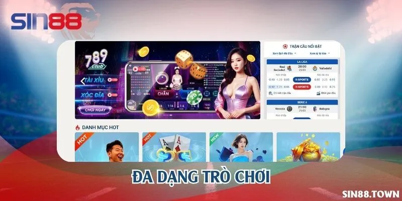 Đa dạng trò chơi