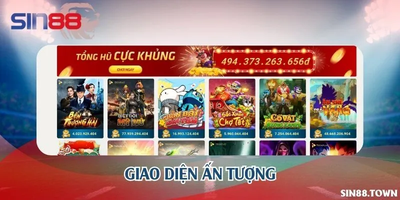 Giao diện ấn tượng