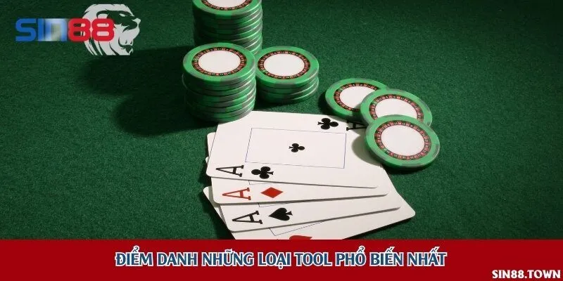 Đa dạng các loại tool hỗ trợ chơi Liêng