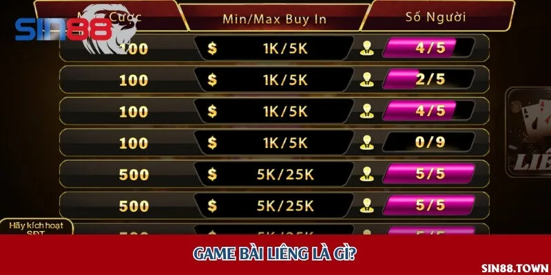Khái niệm đúng về game bài liêng là gì