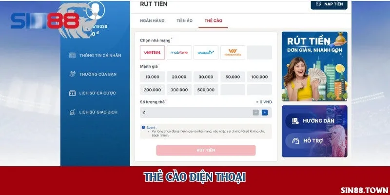 Thẻ cào điện thoại