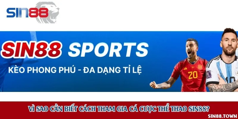 Vì sao cần biết cách tham gia cá cược thể thao Sin88?